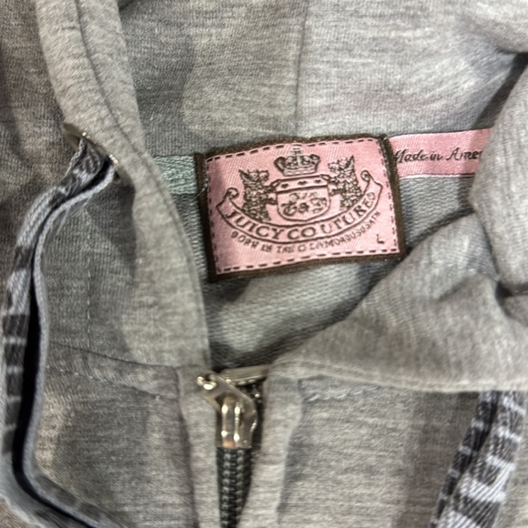 NWOT Women’s Large Gray Juicy Couture track suit. - Picture 4 of 8